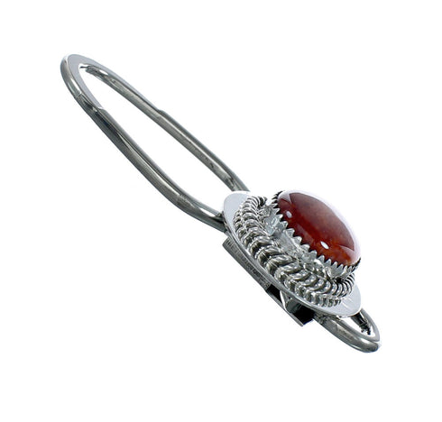 Native American Authentic Sterling Silver Oyster Shell Key Chain NN20495